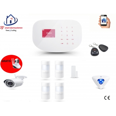 Home-Lockng draadloos smart alarmsysteem wifi,gprs,sms set 3 AC-08 Home-Lockng draadloos smart alarmsysteem wifi,gprs,sms set 3 AC-08